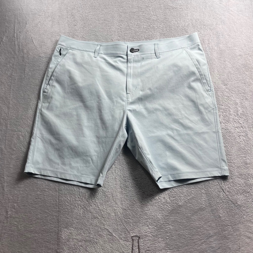 Public‎ Rec All Day Every Day Shorts Mens 38 Light Blue Performance Golf Casual
